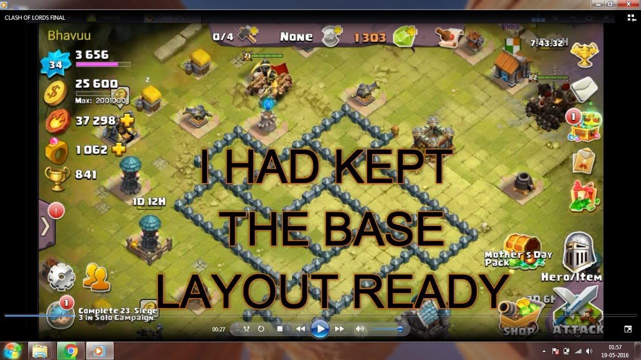 Clash of lords 2 - base design